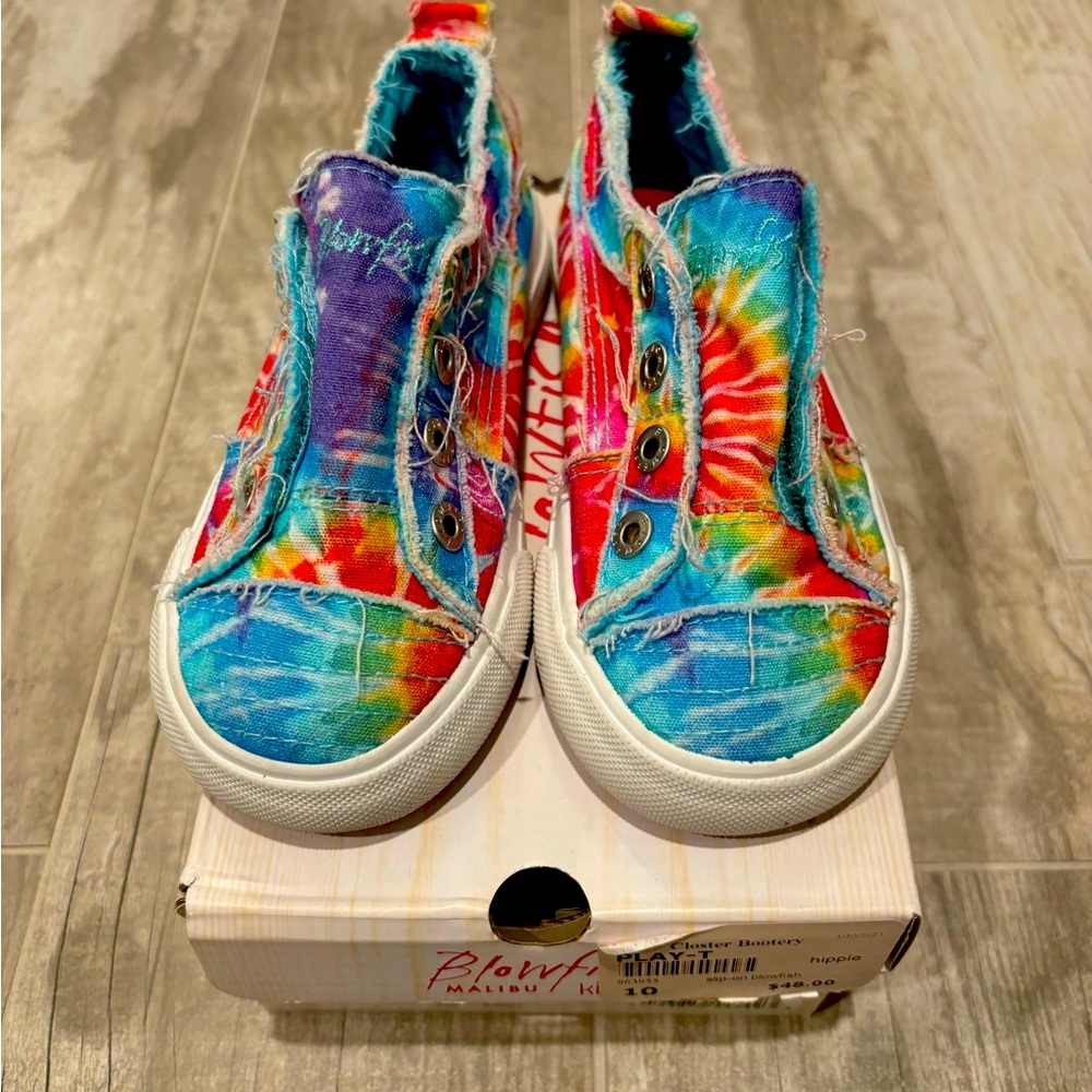 Blowfish tie dye sneakers- size 10